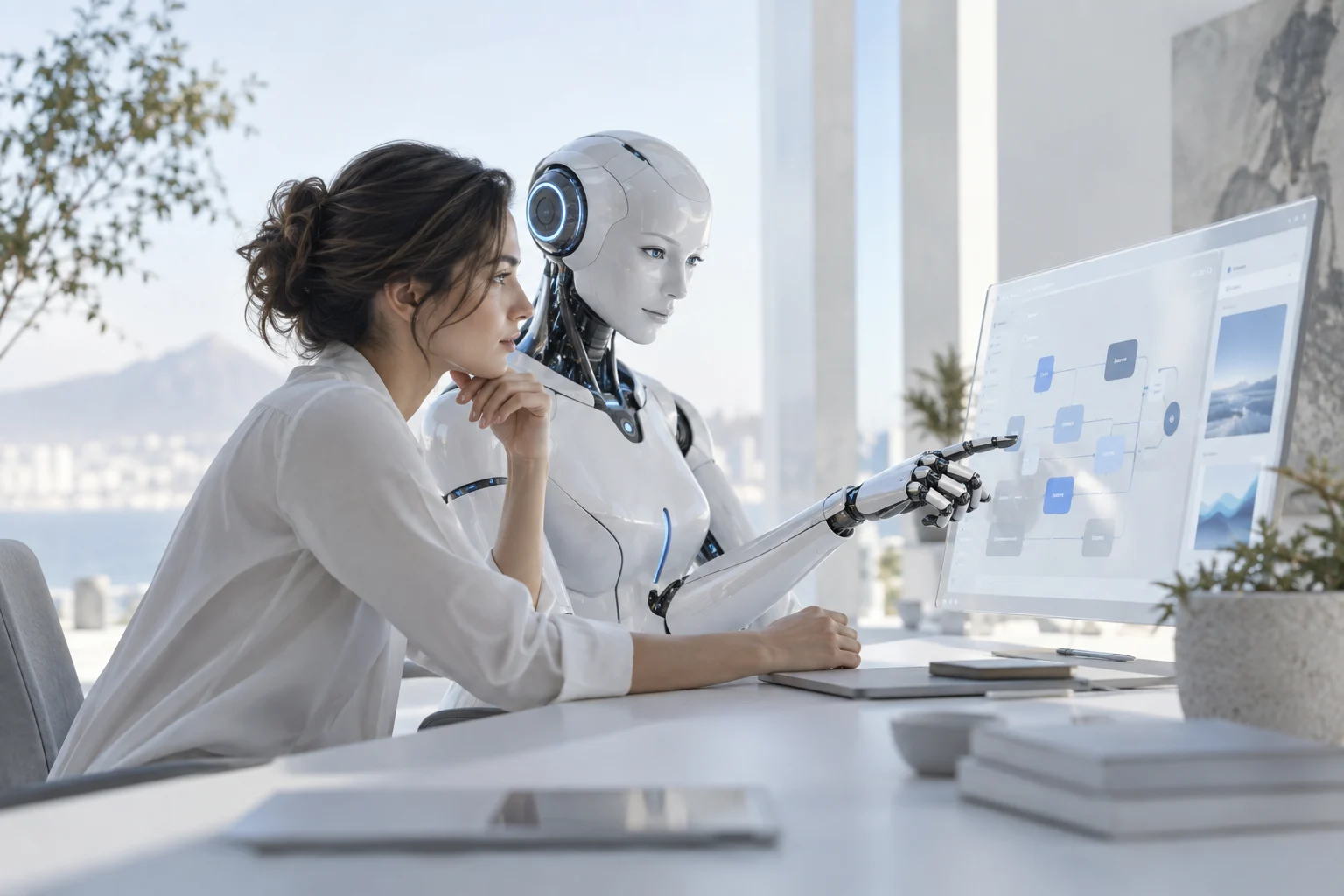 Colaboración y trabajo aumentado con IA